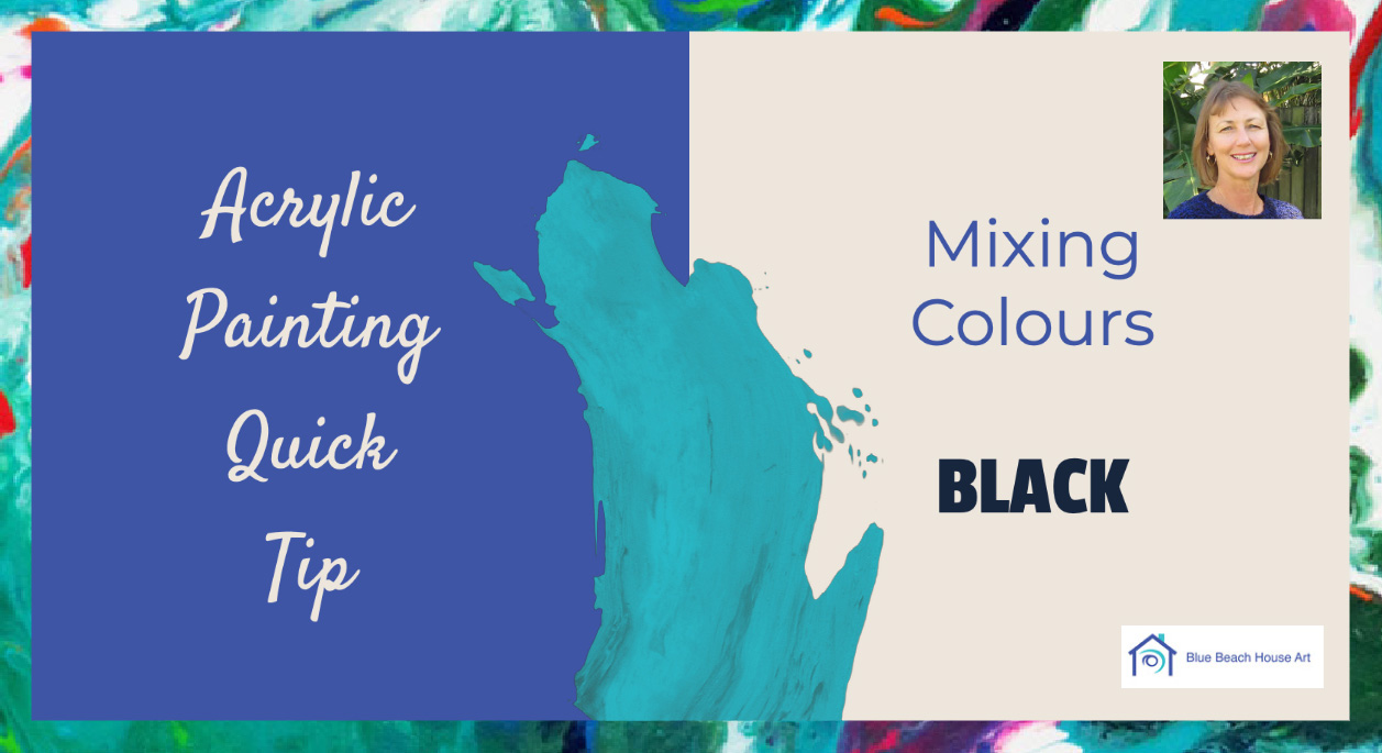 How to Mix Colours When Painting in Acrylics - Blue Beach House